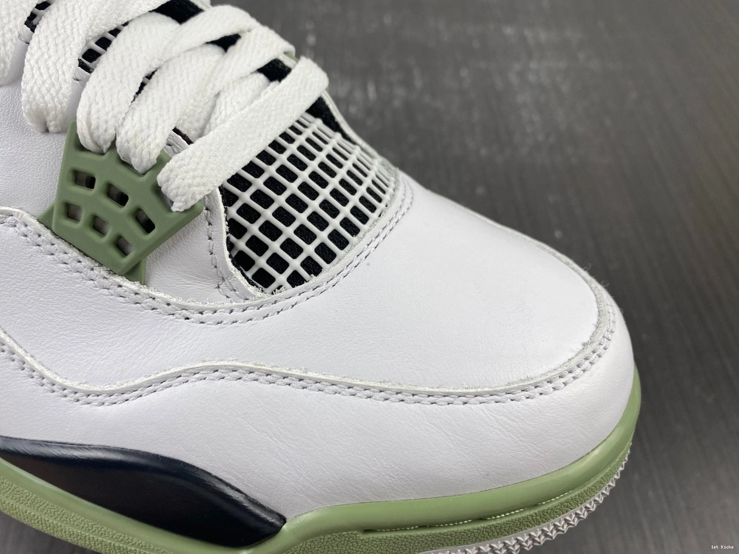 WMNS 4 Seafoam AQ9129-103 Jordan Oil Air Green 1223